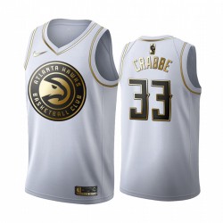 Atlanta Hawks Allen Crabbe 33 Nike 2019 2020 Golden Edition White NBA Jersey Swingman