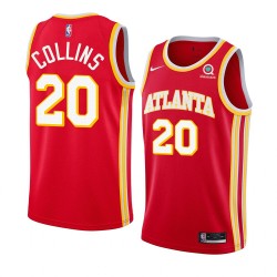 Atlanta Hawks John Collins 20 Nike 2022 2023 Icon Edition Red NBA Jersey Swingman