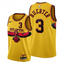 Atlanta Hawks Kevin Huerter 3 Nike 2021 2022 City Edition Throwback 90s NBA Jersey Swingman