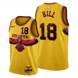 Atlanta Hawks Solomon Hill 18 Nike 2021 2022 City Edition Throwback 90s NBA Jersey Swingman