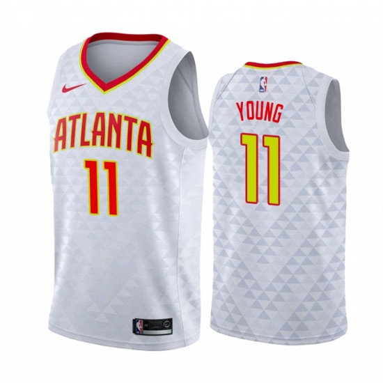 Atlanta Hawks Trae Young 11 Nike 2019 2020 Association Edition NBA Jersey Swingman