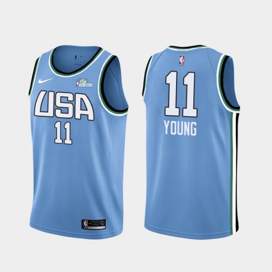 Atlanta Hawks Trae Young 11 Nike 2019 Rising Star NBA Jersey Swingman