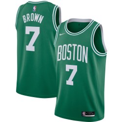 Boston Celtics Jaylen Brown 7 2020 2021 Nike Icon Edition NBA Jersey Swingman