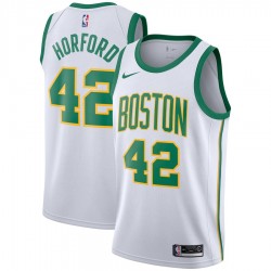 Boston Celtics Al Horford 42 2018 2019 Nike City Edition White NBA Jersey Swingman