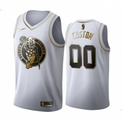 Boston Celtics Custom Nike 2019 2020 Golden Edition White NBA Jersey Swingman