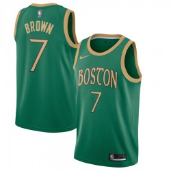 Boston Celtics Jaylen Brown 7 Nike 2019 2020 City Edition NBA Jersey Swingman