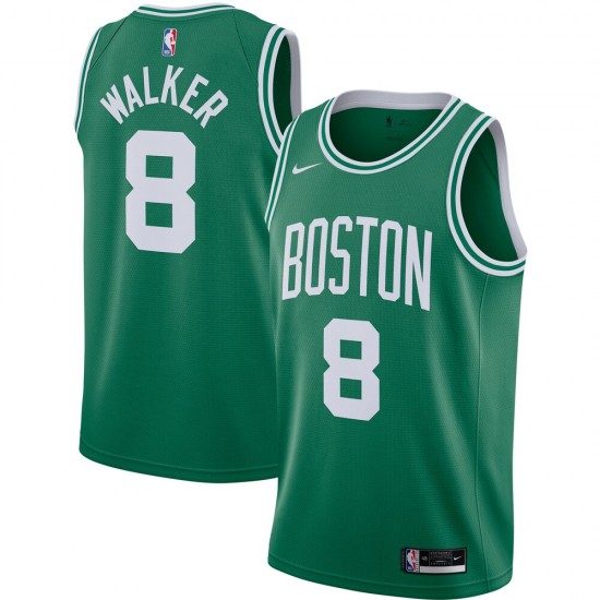 Boston Celtics Kemba Walker 8 2020 2021 Nike Icon Edition NBA Jersey Swingman