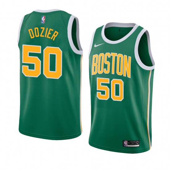 Boston Celtics P.J. Dozier 50 2018 2019 Nike Green NBA Jersey Swingman