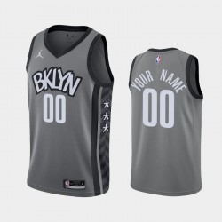 Brooklyn Nets Custom 2020 2021 Jordan Brand Statement Edition NBA Jersey Swingman