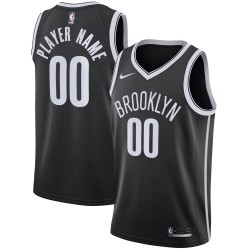 Brooklyn Nets Custom 2020 2021 Nike Icon Edition NBA Jersey Swingman