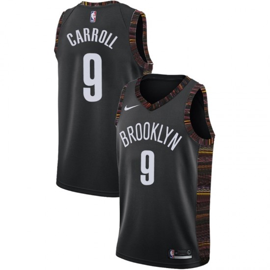 Brooklyn Nets DeMarre Carroll 9 2018 2019 Nike City Edition Black NBA Jersey Swingman