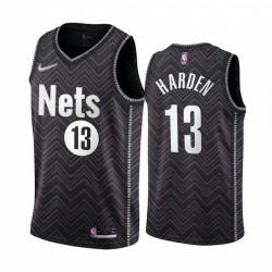 Brooklyn Nets James Harden 13 2020 2021 Earned Edition NBA Jersey Swingman