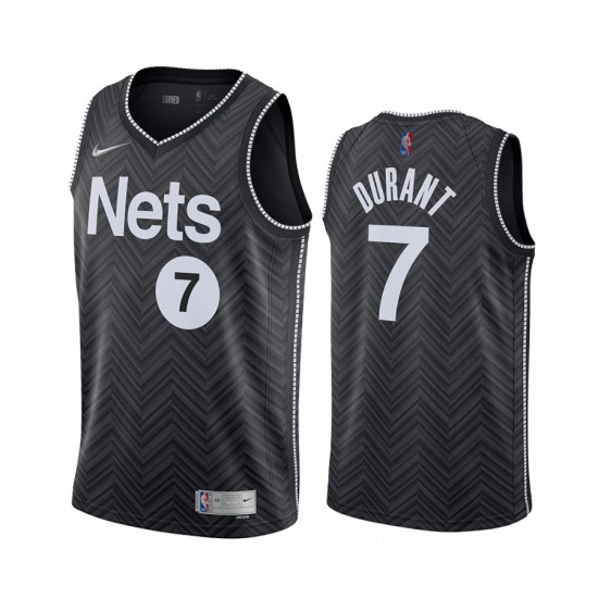 Brooklyn Nets Kevin Durant 7 2020 2021 Earned Edition NBA Jersey Swingman