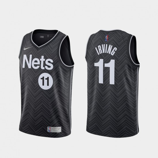 Brooklyn Nets Kyrie Irving 11 2020 2021 Earned Edition NBA Jersey Swingman