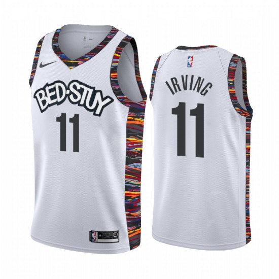 Brooklyn Nets Kyrie Irving 11 Nike 2019 2020 City Edition NBA Jersey Swingman