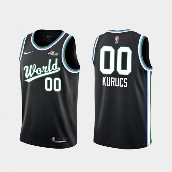 Brooklyn Nets Rodions Kurucs 00 Nike 2019 Rising Star NBA Jersey Swingman