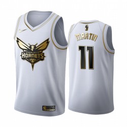 Charlotte Hornets Cody Martin 11 Nike 2019 2020 Golden Edition White NBA Jersey Swingman