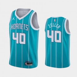 Charlotte Hornets Cody Zeller 40 2020 2021 Jordan Brand Icon Edition NBA Jersey Swingman