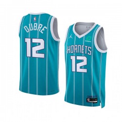 Charlotte Hornets Kelly Oubre 12 Nike 2022 2023 Jordan Edition Teal NBA Jersey Swingman