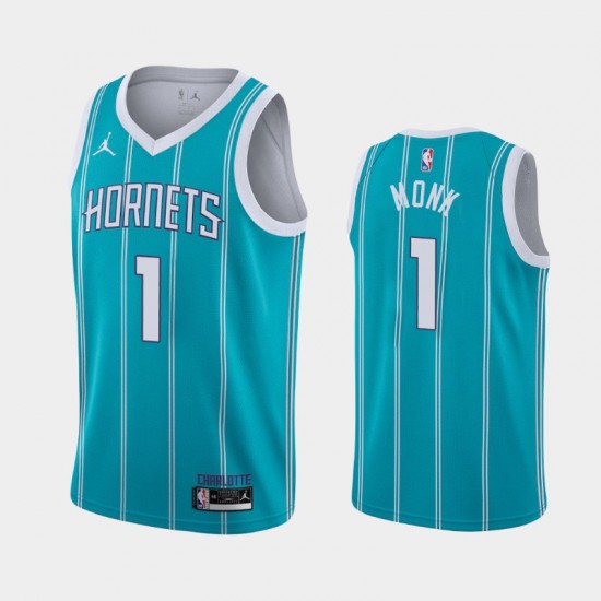 Charlotte Hornets Malik Monk 1 2020 2021 Jordan Brand Icon Edition NBA Jersey Swingman