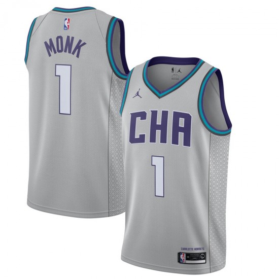 Charlotte Hornets Malik Monk 1 Jordan Brand 2019 2020 City Edition NBA Jersey Swingman