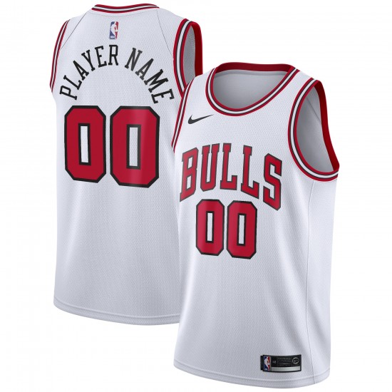 Chicago Bulls Custom 2020 2021 Nike Association Edition NBA Jersey Swingman