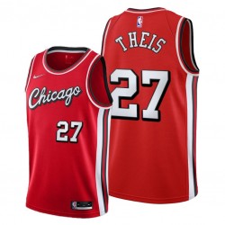 Chicago Bulls Daniel Theis 27 Nike 2021 2022 City Edition Throwback NBA Jersey Swingman