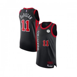 Chicago Bulls DeMar DeRozan 11 Nike 2023 2024 City Edition Black NBA Jersey Swingman