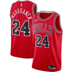 Chicago Bulls Lauri Markkanen 24 2020 2021 Nike Icon Edition NBA Jersey Swingman