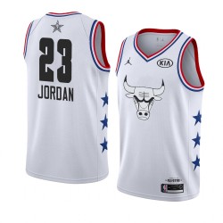 Chicago Bulls Michael Jordan 23 2019 All Star Jordan Brand White NBA Jersey Swingman