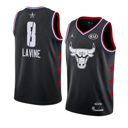 Chicago Bulls Zach LaVine 8 2019 All Star Jordan Brand Black NBA Jersey Swingman