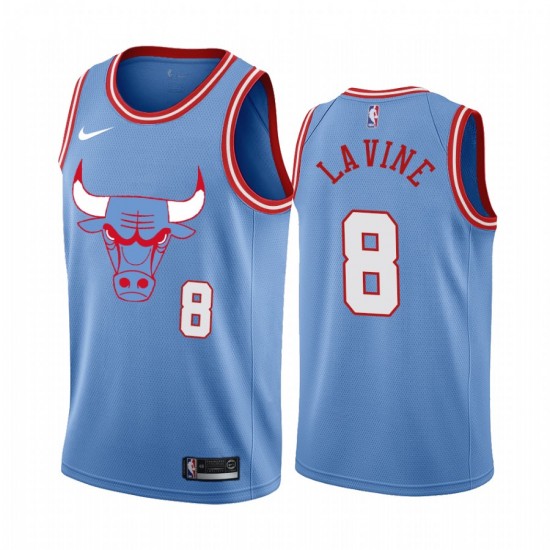 Chicago Bulls Zach LaVine 8 Nike 2019 2020 City Edition NBA Jersey Swingman