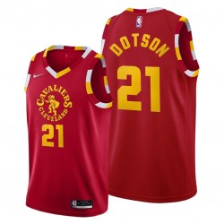 Cleveland Cavaliers Damyean Dotson 21 Nike 2021 2022 City Edition NBA Jersey Swingman