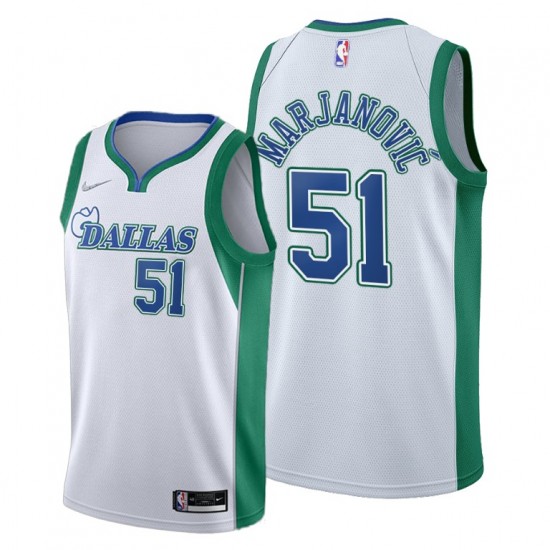 Dallas Mavericks Boban Marjanovic 51 Nike 2021 2022 City Edition NBA Jersey Swingman