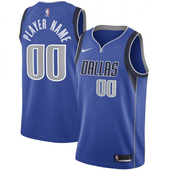 Dallas Mavericks Custom 2020 2021 Nike Icon Edition NBA Jersey Swingman