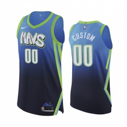 Dallas Mavericks Custom Nike 2019 2020 City Edition NBA Jersey Swingman