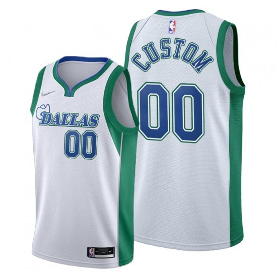 Dallas Mavericks Custom Nike 2021 2022 City Edition NBA Jersey Swingman