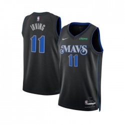 Dallas Mavericks Custom Nike 2023 2024 City Edition Black NBA Jersey Swingman