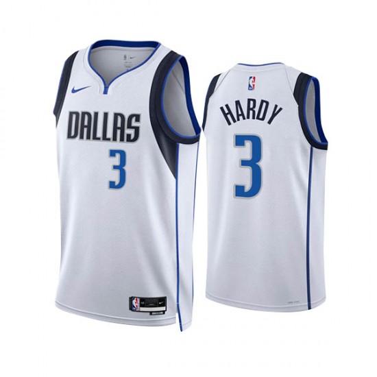 Dallas Mavericks Jaden Hardy 3 Nike 2022 2023 Association Edition White NBA Jersey Swingman