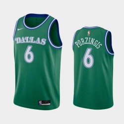 Dallas Mavericks Kristaps Porzingis 6 2020 2021 Nike Hardwood Classics NBA Jersey Swingman