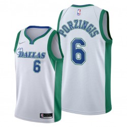 Dallas Mavericks Kristaps Porzingis 6 Nike 2021 2022 City Edition NBA Jersey Swingman