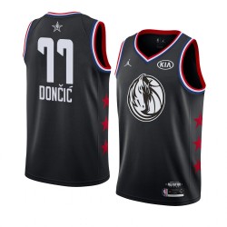 Dallas Mavericks Luka Doncic 77 2019 All Star Jordan Brand Black NBA Jersey Swingman
