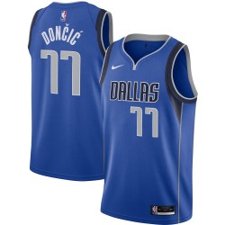 Dallas Mavericks Luka Doncic 77 2020 2021 Nike Icon Edition NBA Jersey Swingman