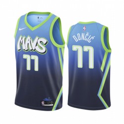 Dallas Mavericks Luka Doncic 77 Nike 2019 2020 City Edition NBA Jersey Swingman