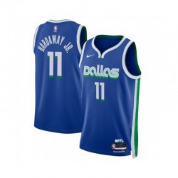 Dallas Mavericks Tim Hardaway JR 11 Nike City Edition 2022-2023 Blue NBA Jersey Swingman