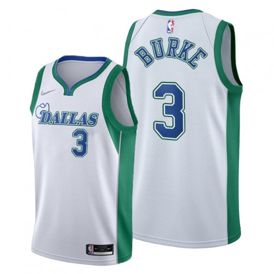 Dallas Mavericks Trey Burke 3 Nike 2021 2022 City Edition NBA Jersey Swingman