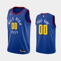 Denver Nuggets Custom 2020 2021 Jordan Brand Statement Edition NBA Jersey Swingman