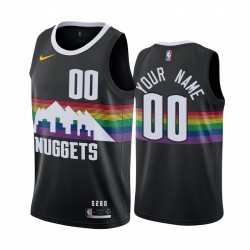 Denver Nuggets Custom Nike 2019 2020 City Edition NBA Jersey Swingman