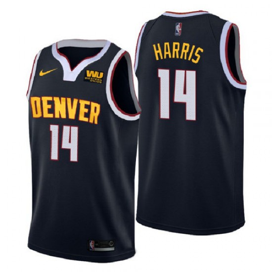 Denver Nuggets Gary Harris 14 2018-2019 Nike Navy NBA Jersey Swingman