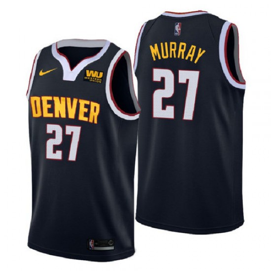 Denver Nuggets Jamal Murray 27 2018-2019 Nike Navy NBA Jersey Swingman